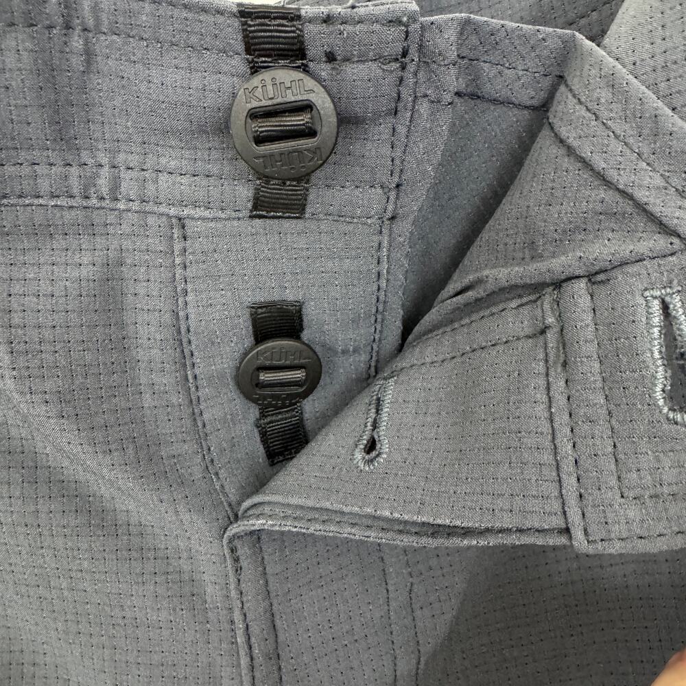 Kuhl Mens Upriser Short Sz 36 Perforated Quick Dry Athleisure Hiking Summer Gray - Picture 4 of 10